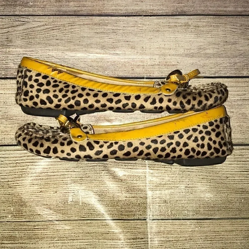 J. Crew Collection Siena Calf Hair Driving Shoes